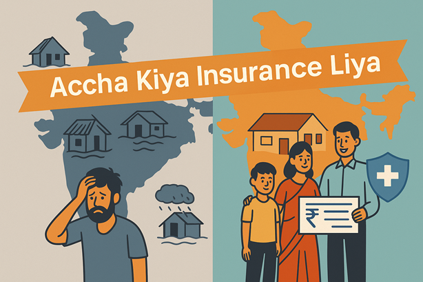 Achha Kiya Insurance Liya Campaign Graphic